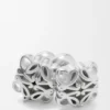 Anagram Bombé Chain Earrings in Sterling Silver