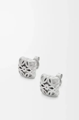 Anagram Bombé Earrings in Sterling Silver