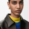 Anagram Bombé Hoop Earrings