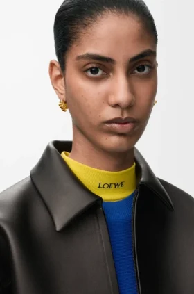 Anagram Bombé Hoop Earrings