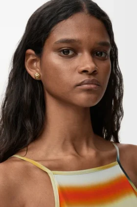 Anagram Bombé Stud Earrings
