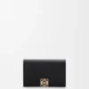 Anagram Business Cardholder in Pebble Grained Calfskin