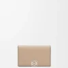 Anagram Business Cardholder in Pebble Grained Calfskin
