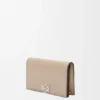Anagram Business Cardholder in Pebble Grained Calfskin