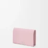Anagram Business Cardholder in Pebble Grained Calfskin