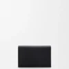 Anagram Business Cardholder in Pebble Grained Calfskin
