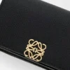 Anagram Business Cardholder in Pebble Grained Calfskin