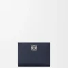 Anagram Compact Wallet in Pebble Grained Calfskin