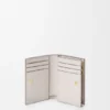 Anagram Compact Wallet in Pebble Grained Calfskin