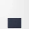 Anagram Compact Wallet in Pebble Grained Calfskin