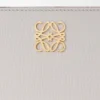 Anagram Compact Wallet in Pebble Grained Calfskin