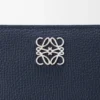 Anagram Compact Wallet in Pebble Grained Calfskin