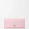Anagram Continental Wallet in Pebble Grained Calfskin