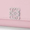 Anagram Continental Wallet in Pebble Grained Calfskin