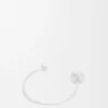 Anagram Pebble Cuff in Sterling Silver