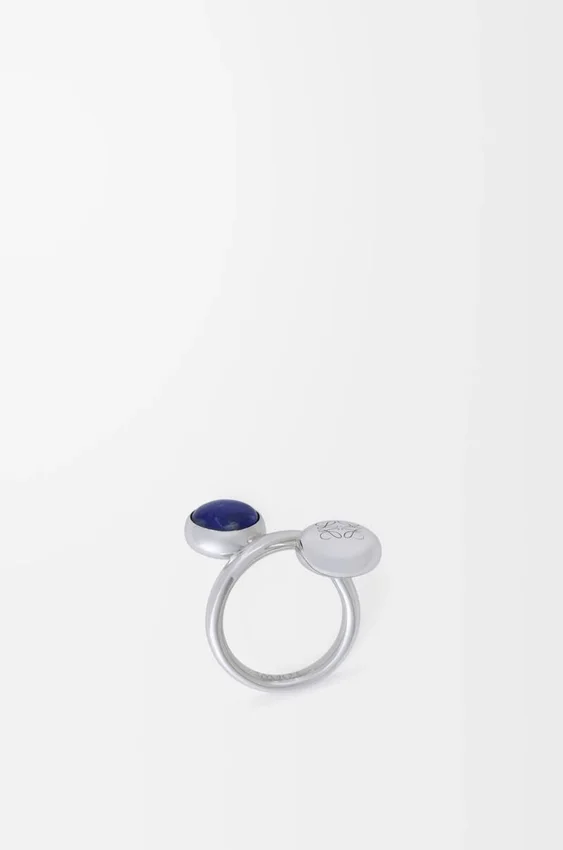 Anagram Pebble Ring in Sterling Silver and Lapis Lazuli Anagram Pebble Ring in Sterling Silver and Lapis Lazuli