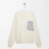 Anagram Pocket Sweater in Cotton Blend