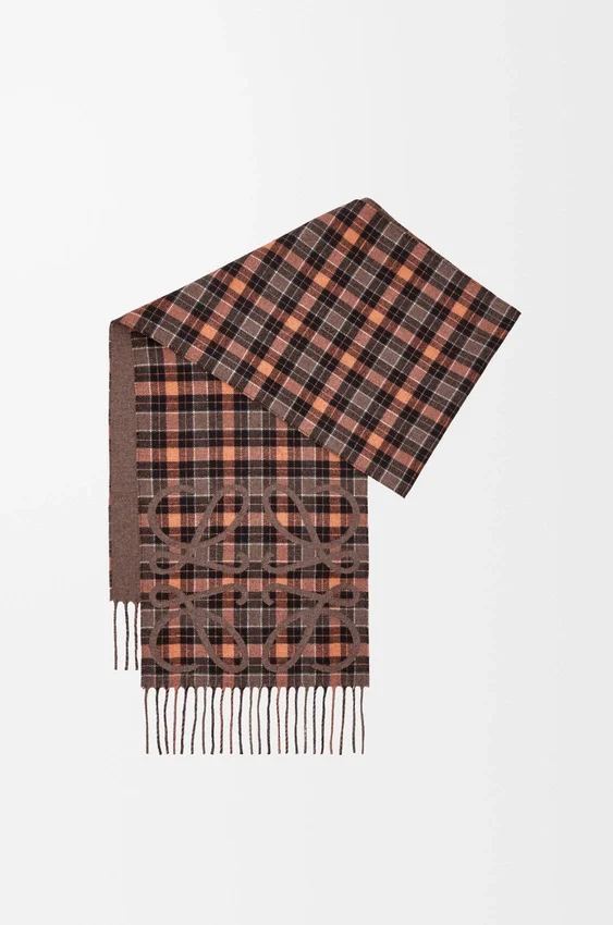 Anagram Scarf in Silk and Cashmere Anagram Scarf in Silk and Cashmere