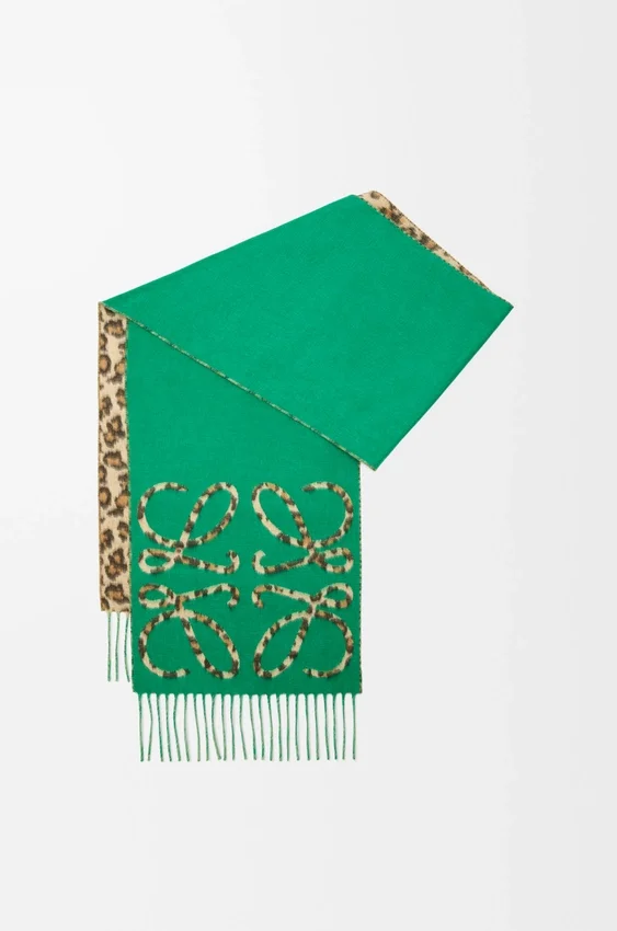 Anagram Scarf in Silk and Cashmere Anagram Scarf in Silk and Cashmere