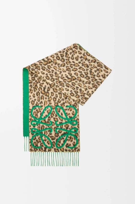 Anagram Scarf in Silk and Cashmere Anagram Scarf in Silk and Cashmere