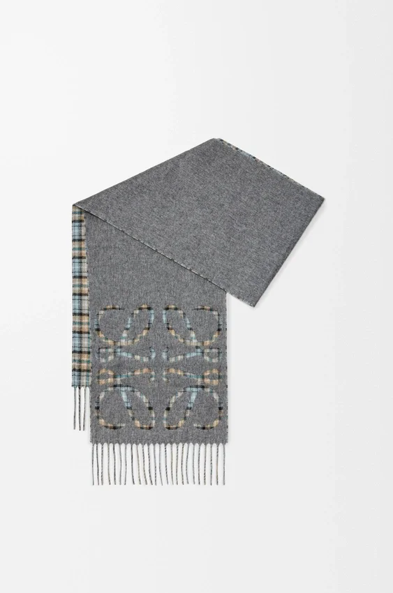 Anagram Scarf in Silk and Cashmere Anagram Scarf in Silk and Cashmere
