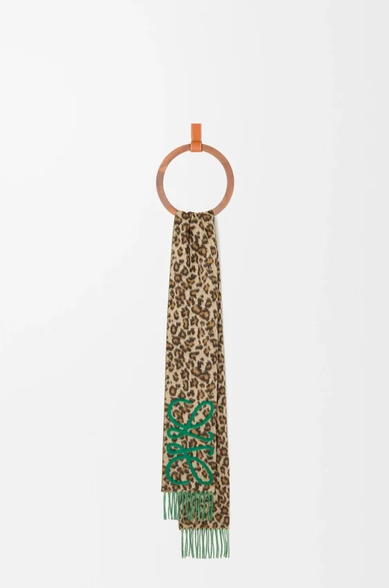 Anagram Scarf in Silk and Cashmere Anagram Scarf in Silk and Cashmere