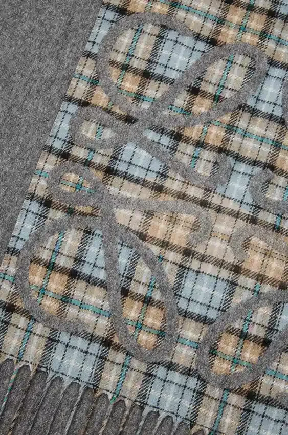 Anagram Scarf in Silk and Cashmere Anagram Scarf in Silk and Cashmere