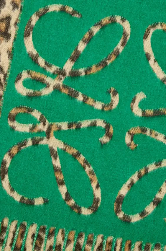 Anagram Scarf in Silk and Cashmere Anagram Scarf in Silk and Cashmere