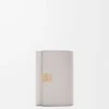Anagram Small Vertical Wallet in Pebble Grained Calfskin