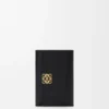 Anagram Small Vertical Wallet in Pebble Grained Calfskin