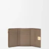 Anagram Small Vertical Wallet in Pebble Grained Calfskin