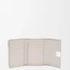 Anagram Small Vertical Wallet in Pebble Grained Calfskin