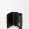 Anagram Small Vertical Wallet in Pebble Grained Calfskin