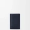 Anagram Small Vertical Wallet in Pebble Grained Calfskin