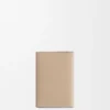 Anagram Small Vertical Wallet in Pebble Grained Calfskin