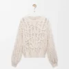 Anagram Sweater in Cotton and Wool Blend