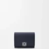 Anagram Trifold Wallet in Pebble Grained Calfskin