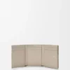 Anagram Trifold Wallet in Pebble Grained Calfskin