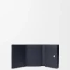 Anagram Trifold Wallet in Pebble Grained Calfskin