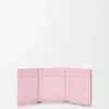 Anagram Trifold Wallet in Pebble Grained Calfskin