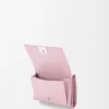 Anagram Trifold Wallet in Pebble Grained Calfskin