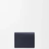 Anagram Trifold Wallet in Pebble Grained Calfskin