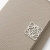 Anagram Trifold Wallet in Pebble Grained Calfskin