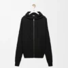 Anagram Zip-Up Hoodie in Wool