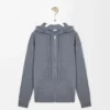 Anagram Zip-Up Hoodie in Wool