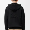 Anagram Zip-Up Hoodie in Wool