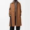 Belted Coat in Wool