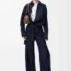 Belted Jeans in Denim