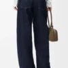 Belted Jeans in Denim