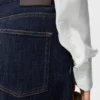 Belted Jeans in Denim